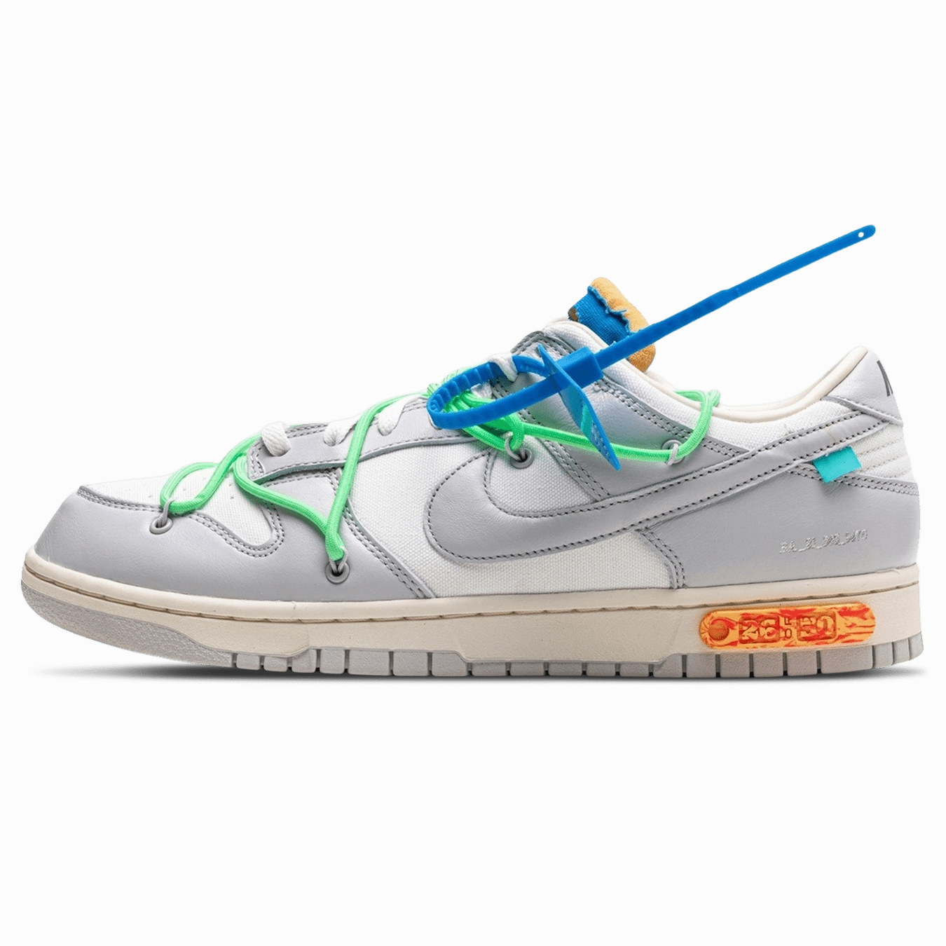 Off-White x Nike Dunk Low 'Lot 26 of 50' off white branded stylish streetwear sneakers