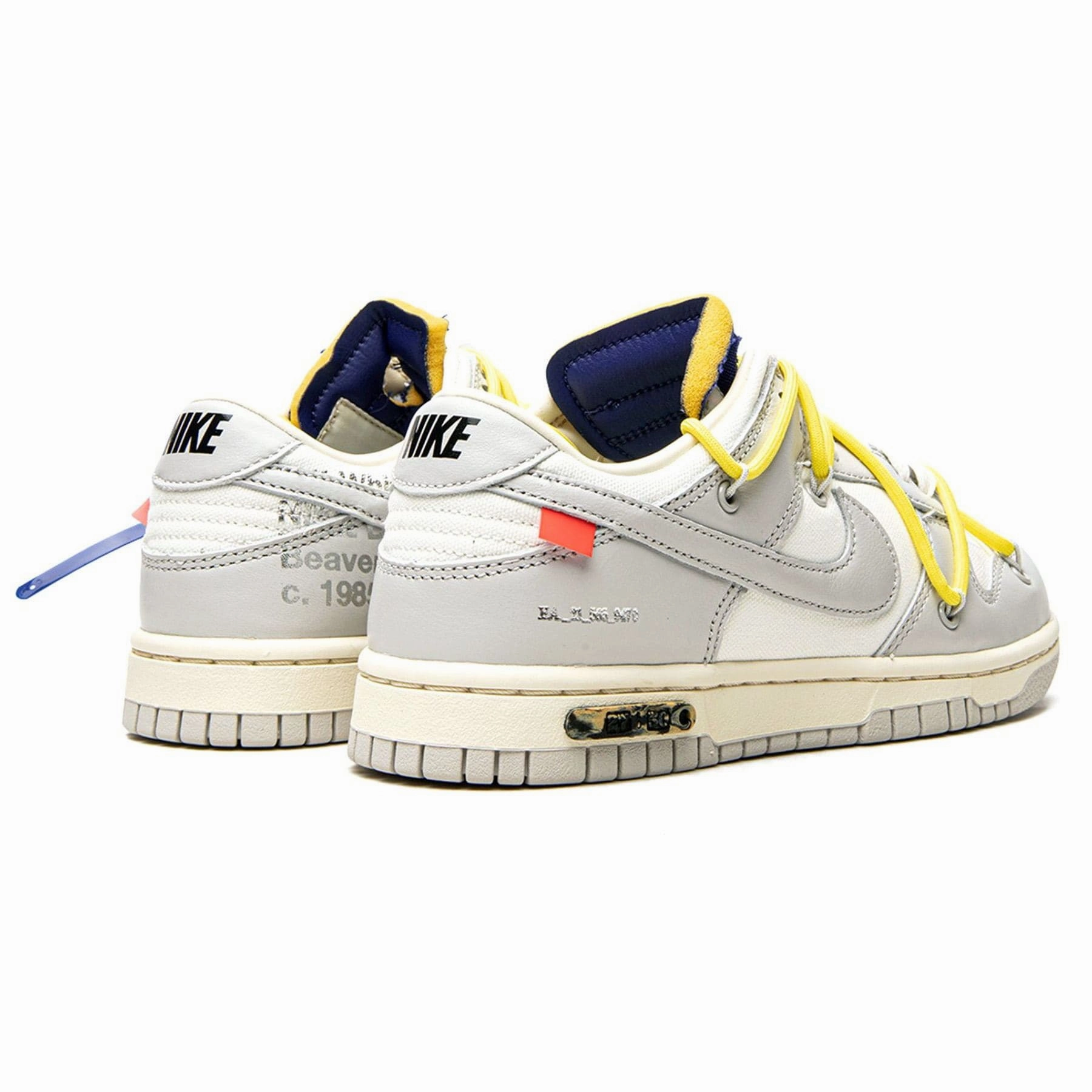 Off-White x Nike Dunk Low 'Lot 27 of 50' Off White Sneakers