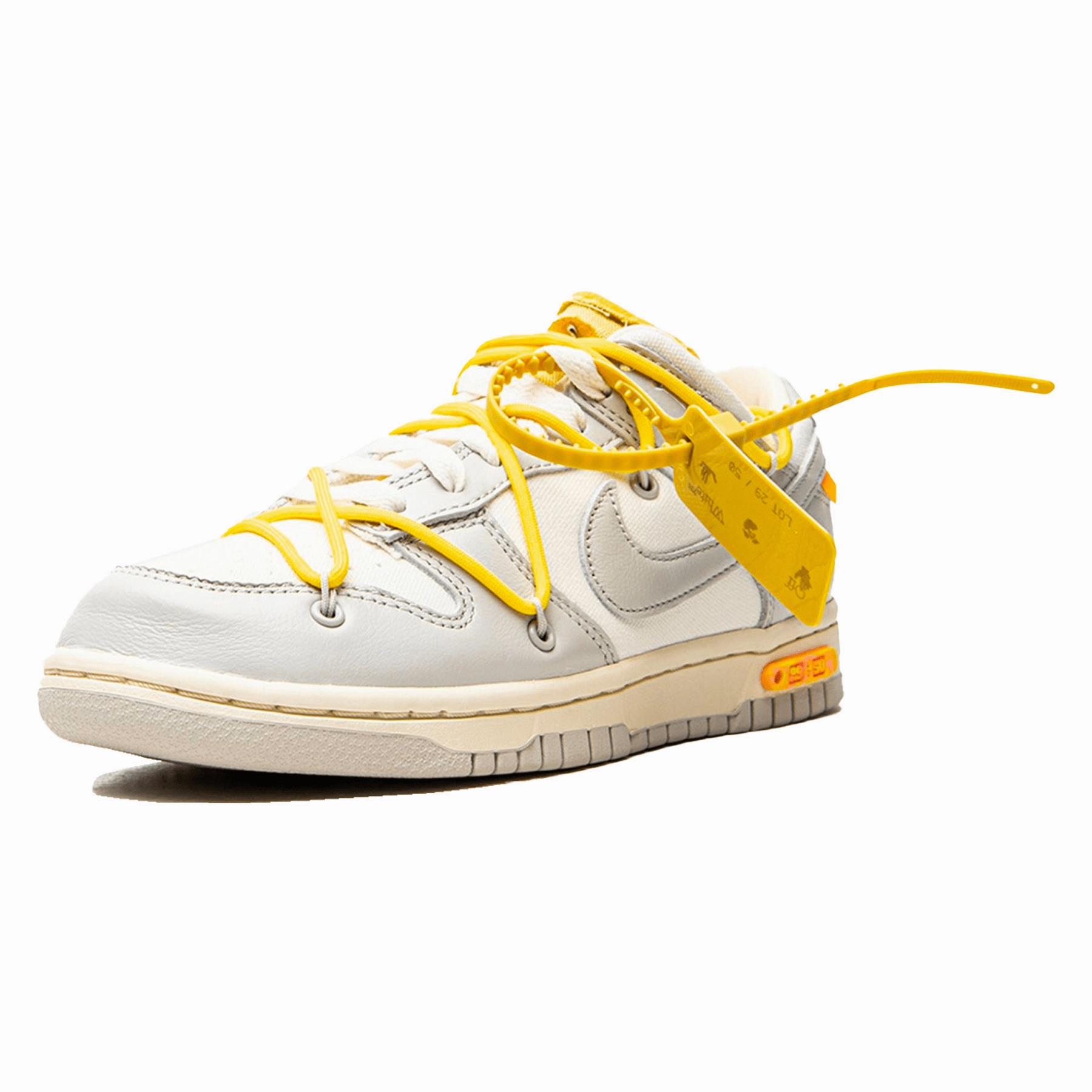 Off-White x Nike Dunk Low 'Lot 29 of 50' Off White Sneakers