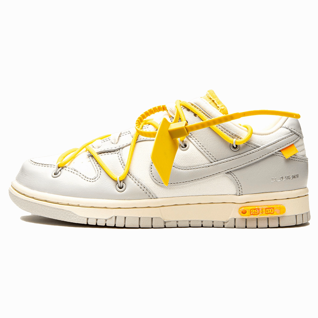 Off-White x Nike Dunk Low 'Lot 29 of 50' off white branded stylish streetwear sneakers