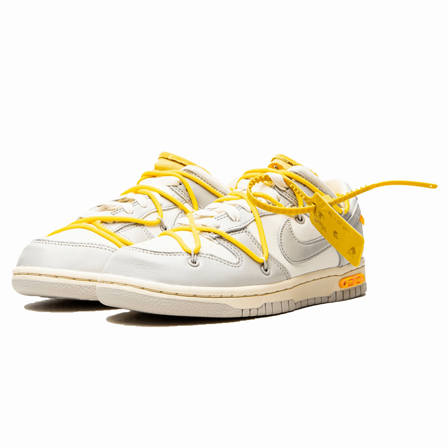Off-White x Nike Dunk Low 'Lot 29 of 50' Off White Sneakers