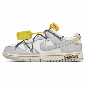 Off-White x Nike Dunk Low 'Lot 41 of 50' off white branded stylish streetwear sneakers