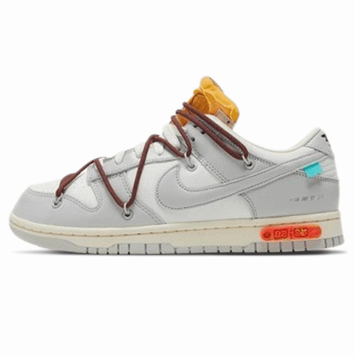 Off-White x Nike Dunk Low 'Lot 46 of 50' off white branded stylish streetwear sneakers