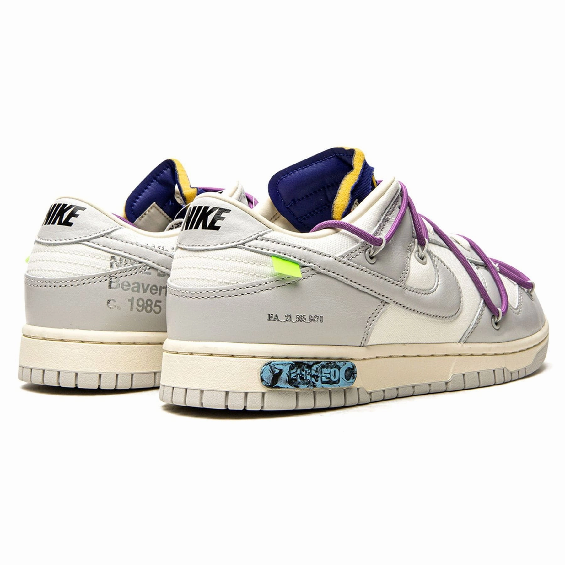 Off-White x Nike Dunk Low 'Lot 48 of 50' Off White Sneakers