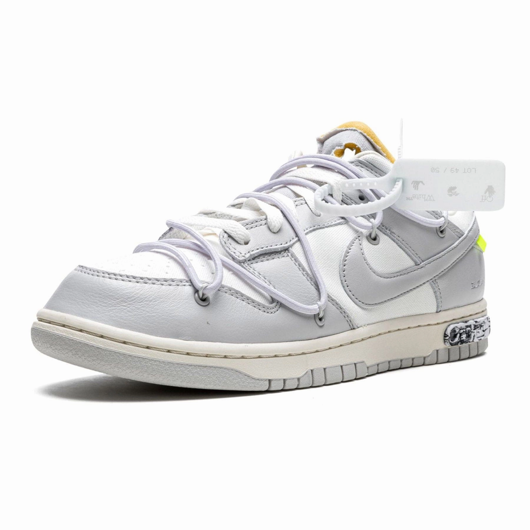 Off-White x Nike Dunk Low 'Lot 49 of 50' Off White Sneakers