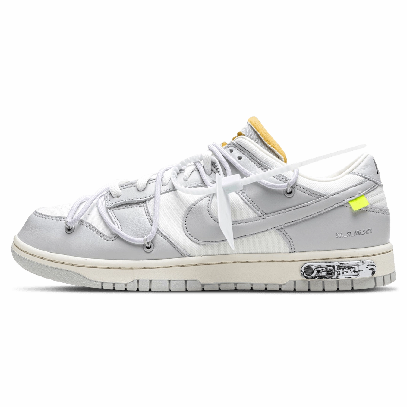 Off-White x Nike Dunk Low 'Lot 49 of 50' off white branded stylish streetwear sneakers