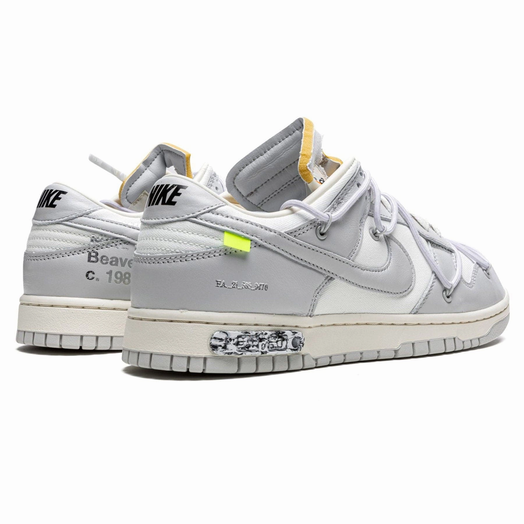 Off-White x Nike Dunk Low 'Lot 49 of 50' Off White Sneakers