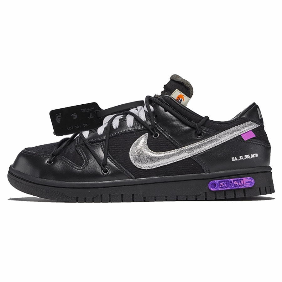 Off-White x Nike Dunk Low 'Lot 50 of 50' off white branded stylish streetwear sneakers