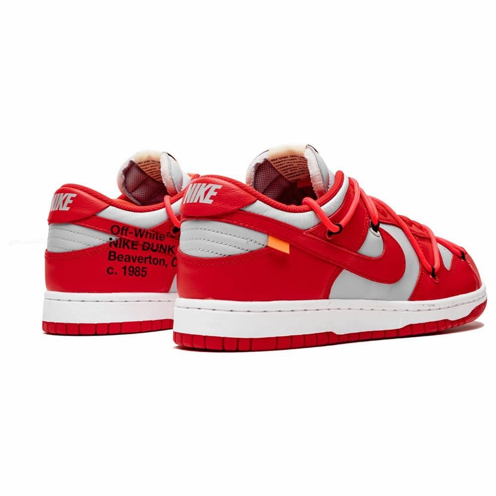 OFF-WHITE x Nike Dunk Low 'University Red' Off White Sneakers