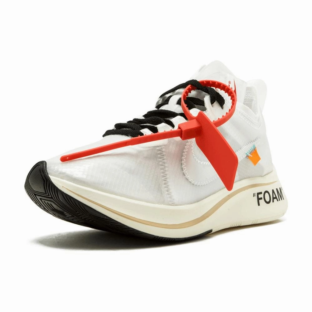 OFF-WHITE x Nike Zoom Fly "White-White-Muslin" Off White Sneakers