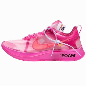 Off-White x Nike Zoom Fly SP Pink off white branded stylish streetwear sneakers