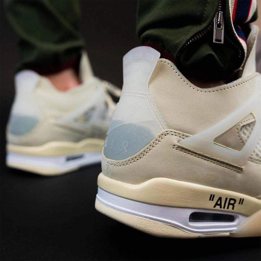 OFF-WHITE x Wmns Air Jordan 4 SP 'Sail' Air Jordan 4 retro basketball sneakers