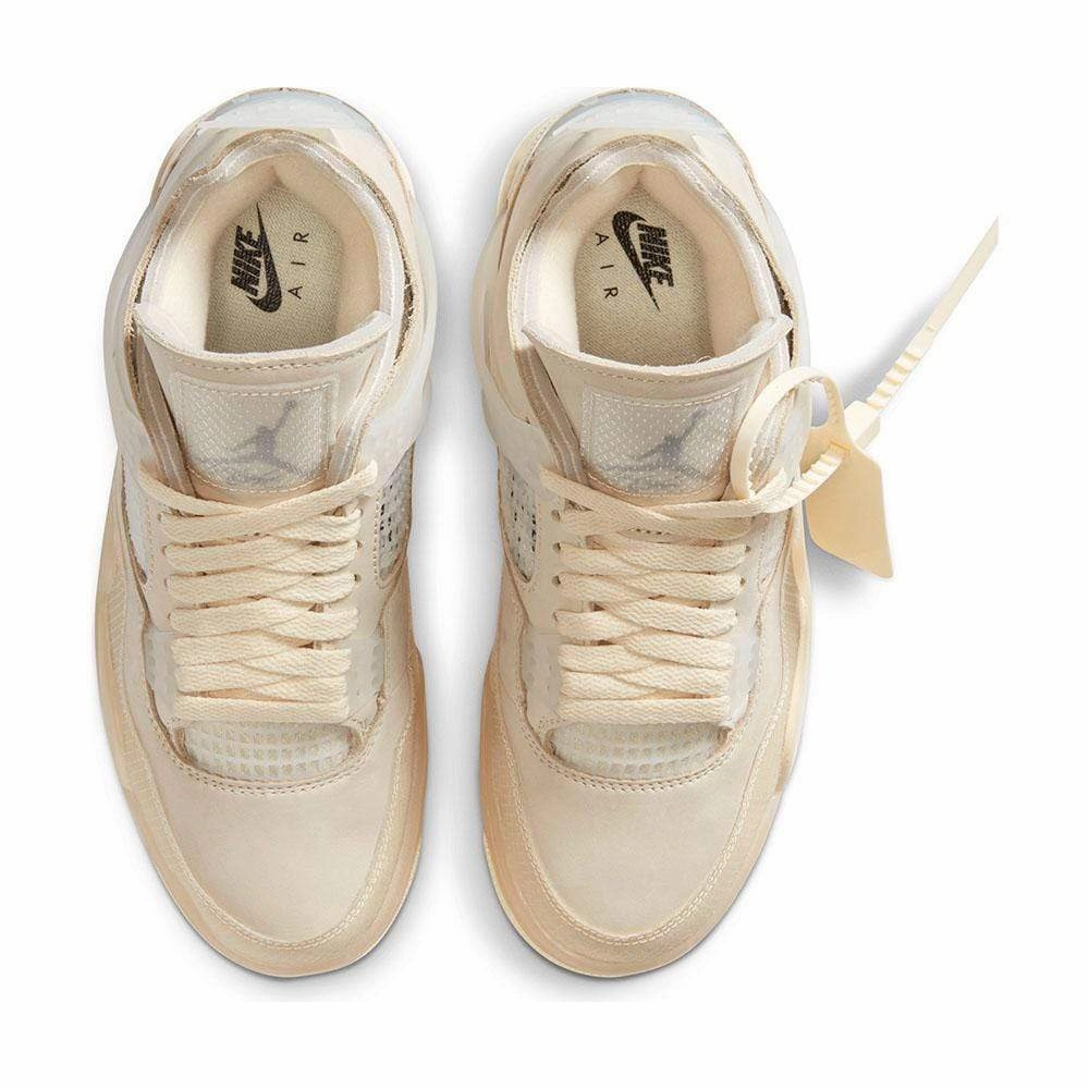 OFF-WHITE x Wmns Air Jordan 4 SP 'Sail' Air Jordan 4 retro basketball sneakers