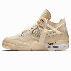 OFF-WHITE x Wmns Air Jordan 4 SP 'Sail' Air Jordan 4 bold sneakers with athletic edge