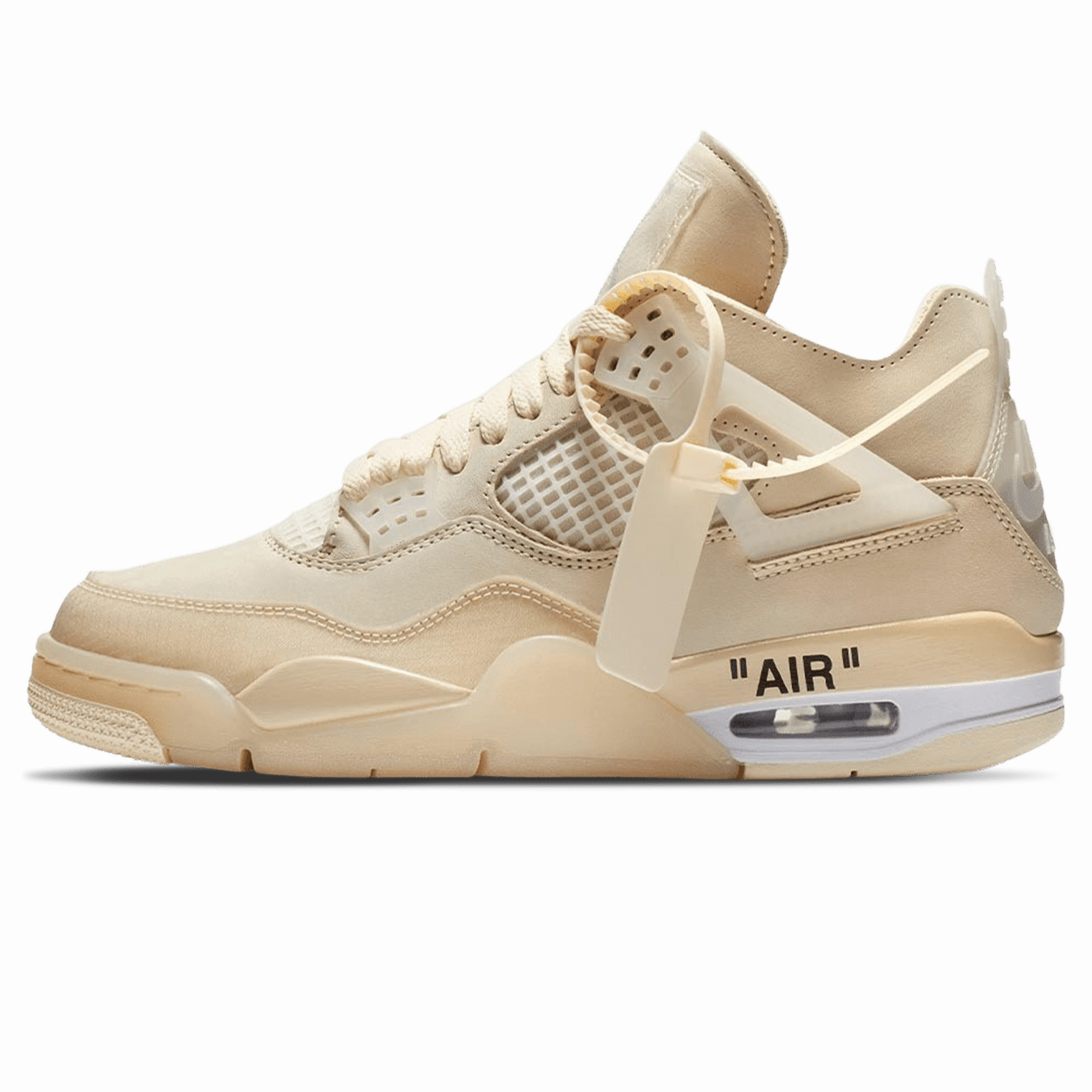 OFF-WHITE x Wmns Air Jordan 4 SP 'Sail' Air Jordan 4 bold sneakers with athletic edge