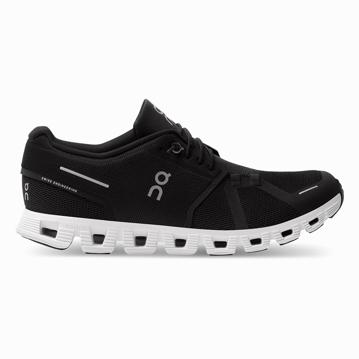 ON Cloud 5 - Black - White on lifestyle shoes casual comfortable design