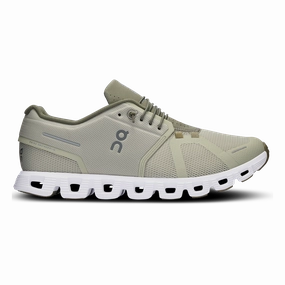 ON Cloud 5 - Chalk - Grove on lifestyle shoes casual comfortable design