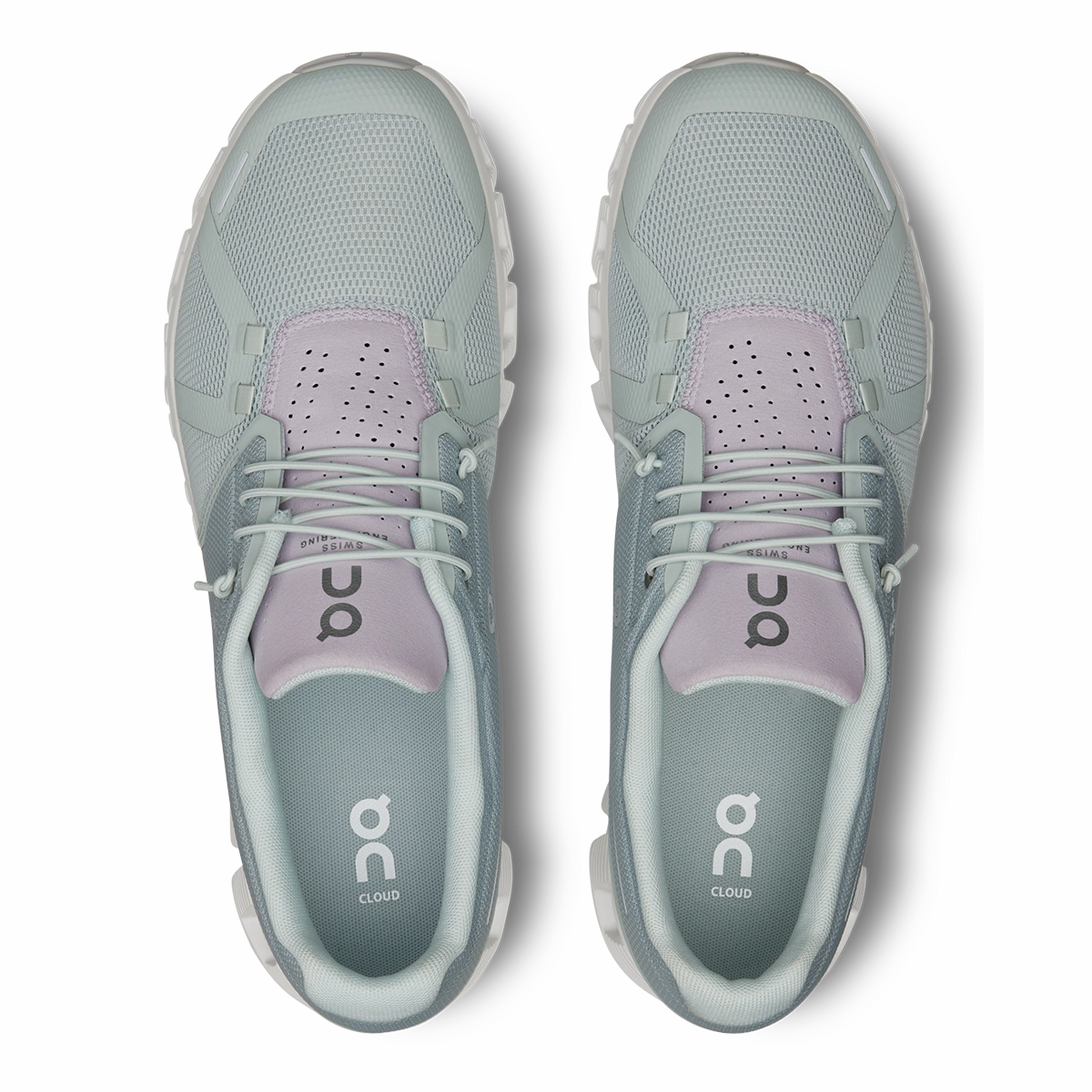 ON Cloud 5 - Glacier - Glacier On Lifestyle Footwear