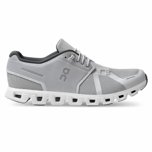 ON Cloud 5 - Glacier - White on lifestyle shoes casual comfortable design