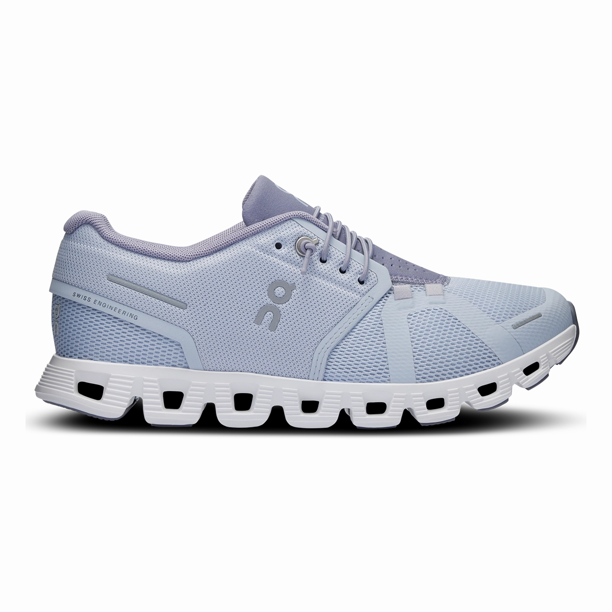 ON Cloud 5 - Heather - Fossil on lifestyle shoes casual comfortable design