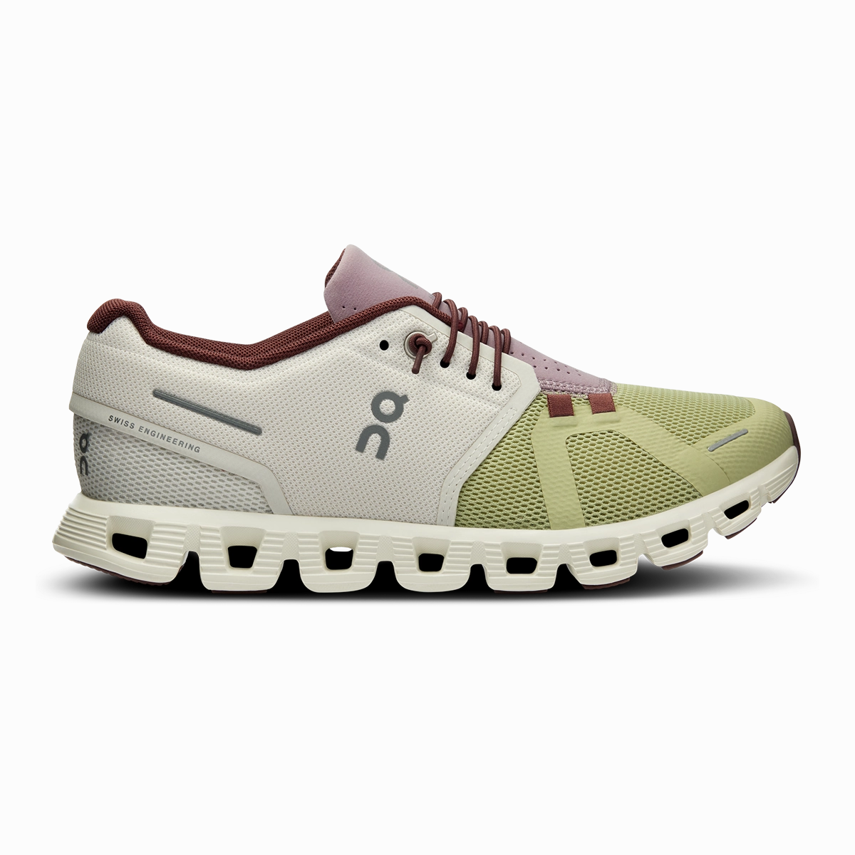 ON Cloud 5 - Ice - Haze on lifestyle shoes casual comfortable design