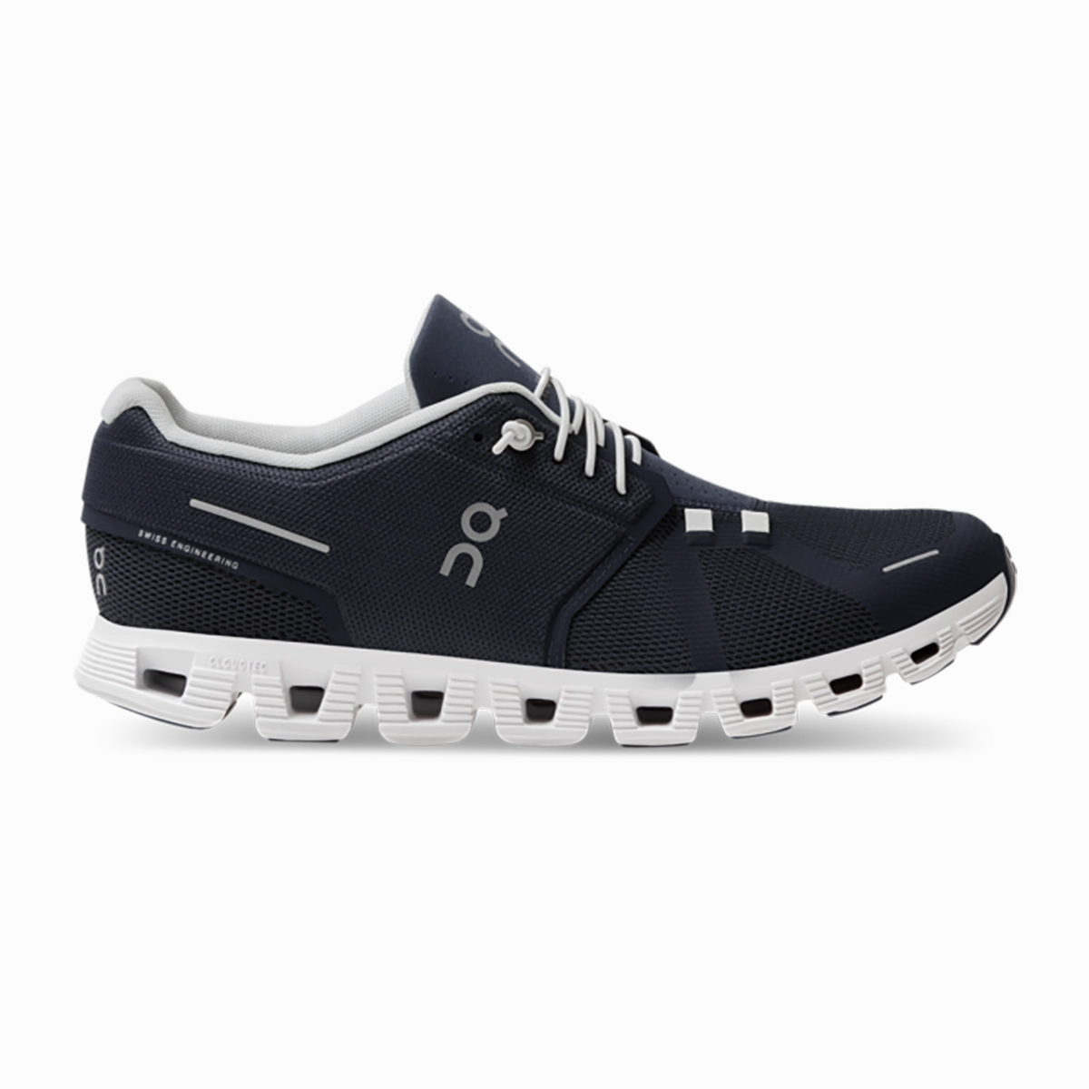 ON Cloud 5 - Midnight - White on lifestyle shoes casual comfortable design