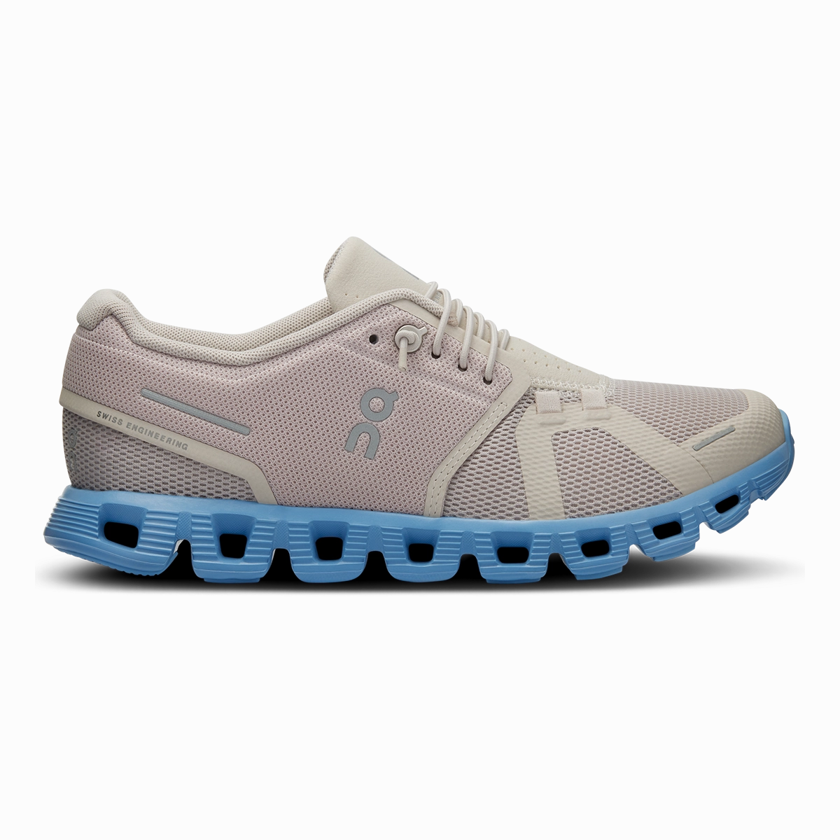 ON Cloud 5 - Pearl - Neptune on lifestyle shoes casual comfortable design