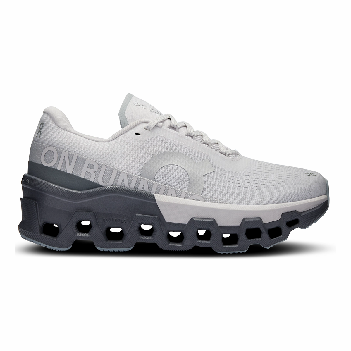 ON Cloudmonster 2 - Frost - Rock on running shoes breathable and fast