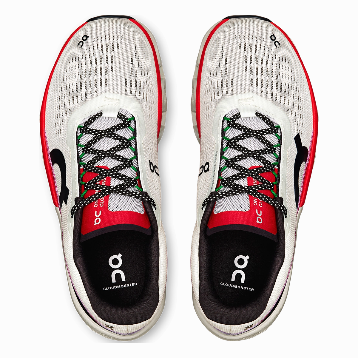 ON Cloudmonster 2 - Ivory - Red On Lifestyle Footwear