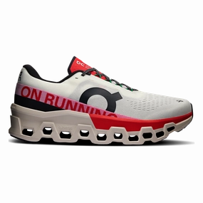 ON Cloudmonster 2 - Ivory - Silver on lifestyle shoes casual comfortable design