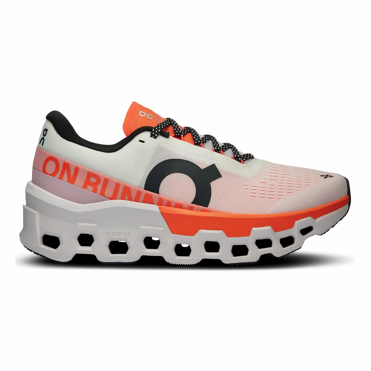ON Cloudmonster 2 - Undyed - Flame on lifestyle shoes casual comfortable design