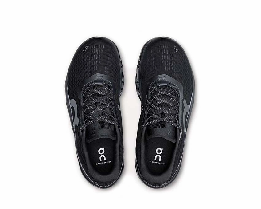 On Cloudmonster 2 "Black" On Running Mens Shoes