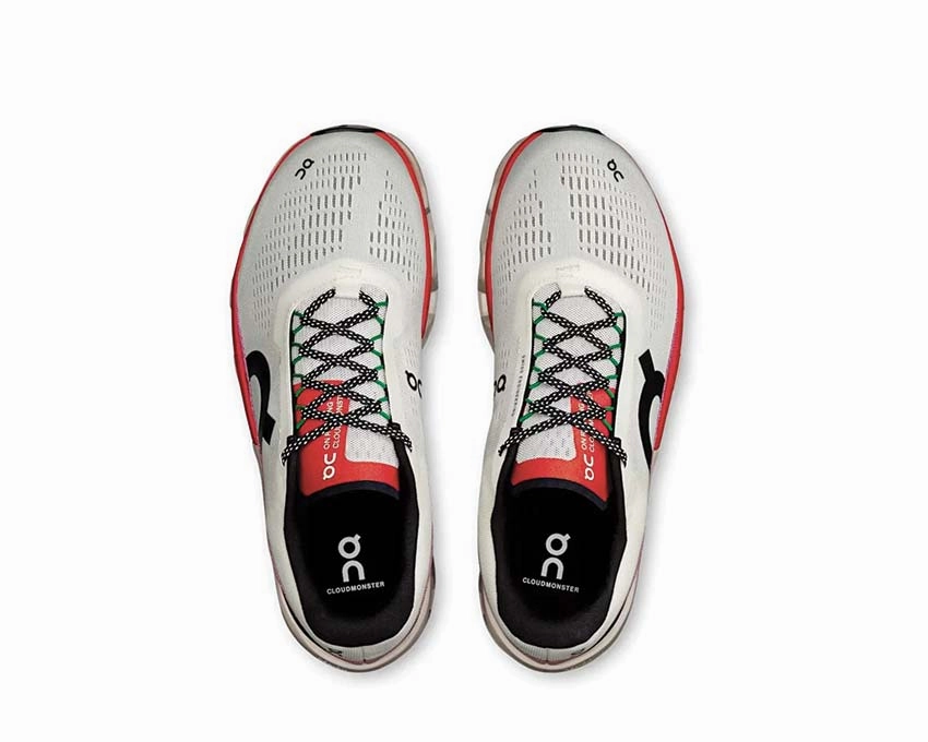 On Cloudmonster 2 "Ivory" On Running Mens Shoes
