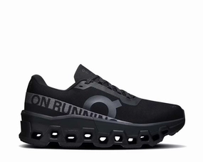 On Cloudmonster 2 W "Black" on running shoes for women comfortable fit
