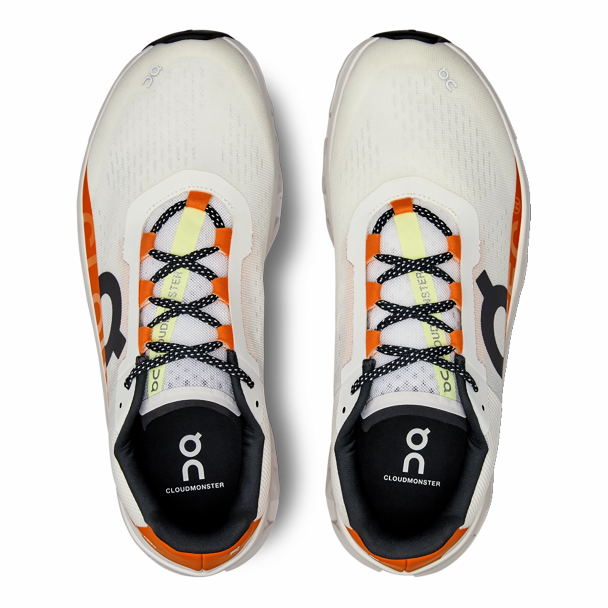 ON Cloudmonster - Undyed - White - Flame On Running Footwear
