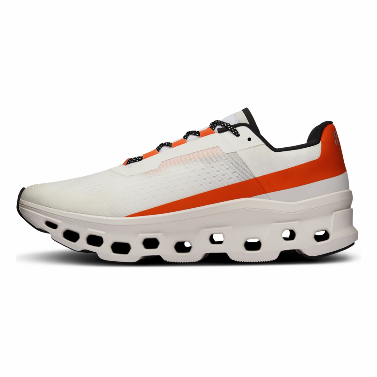 ON Cloudmonster - Undyed - White - Flame On Running Footwear