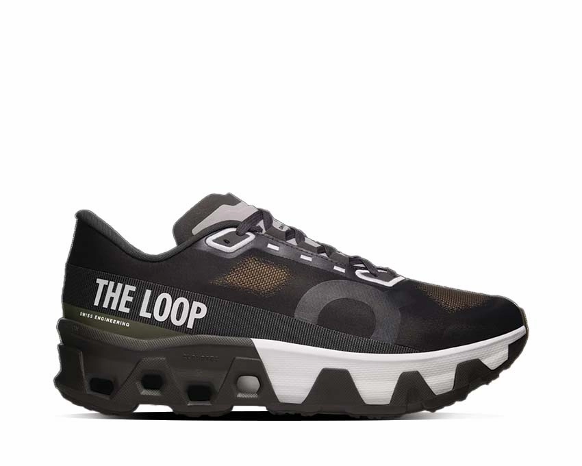 On Cloudmonster Hyper Pleasures x THE LOOP W on trail footwear rugged outdoor running shoes