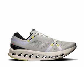 On Cloudsurfer 2 "Glacier" on running shoes for men lightweight support