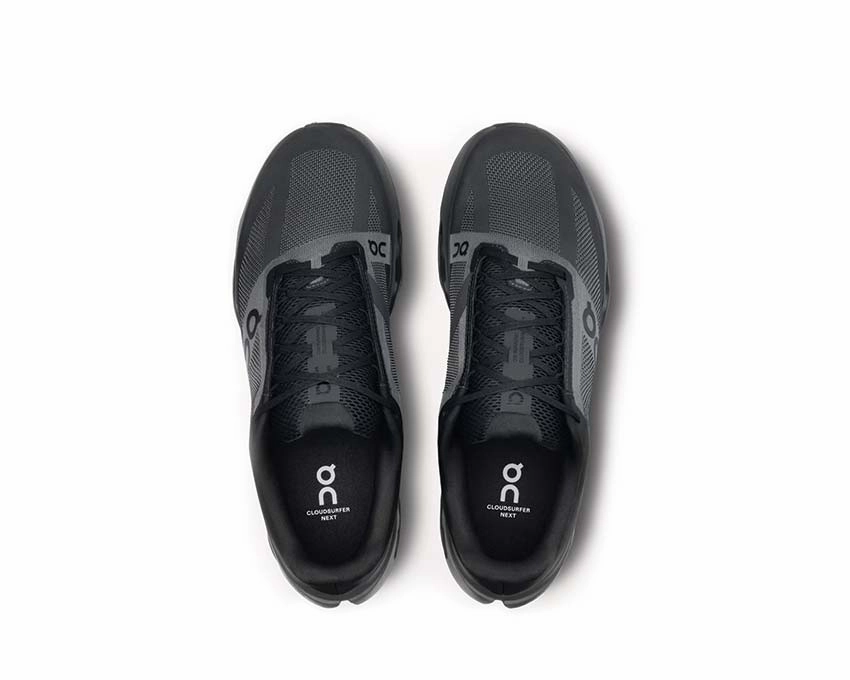 On Cloudsurfer Next "Black" On Trail Footwear