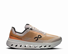 On Cloudsurfer Next "Tangerine" on running shoes for men lightweight support
