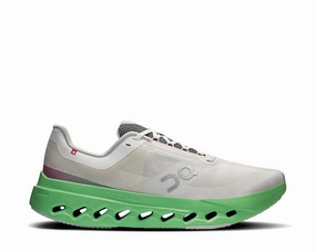On Cloudsurfer Next "Wolf" on running shoes for men lightweight support
