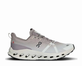 On Cloudsurfer Trail Waterproof "Desert Wolf" on running shoes for men lightweight support