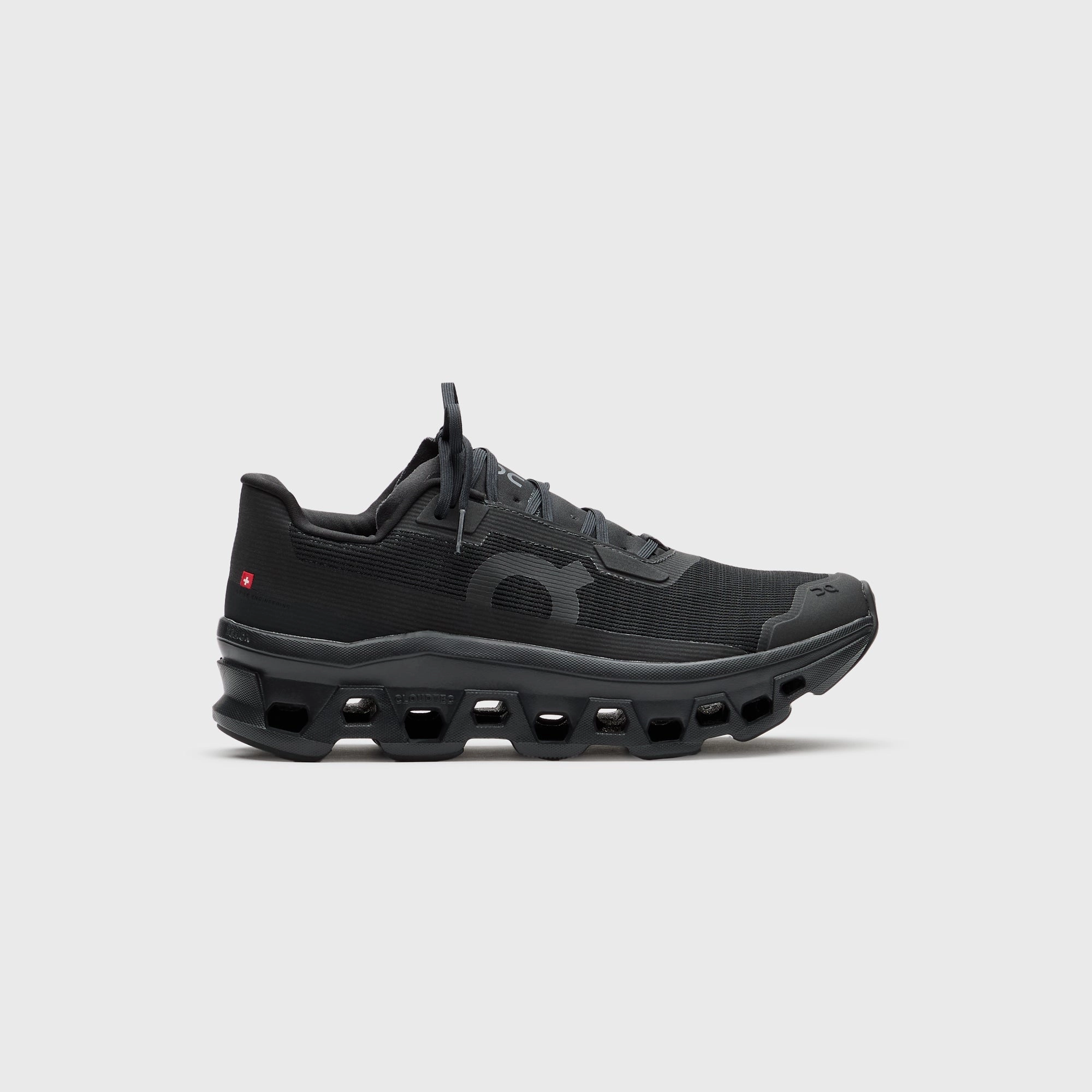 On Running Cloudmonster - Void Black on running shoes durable and flexible