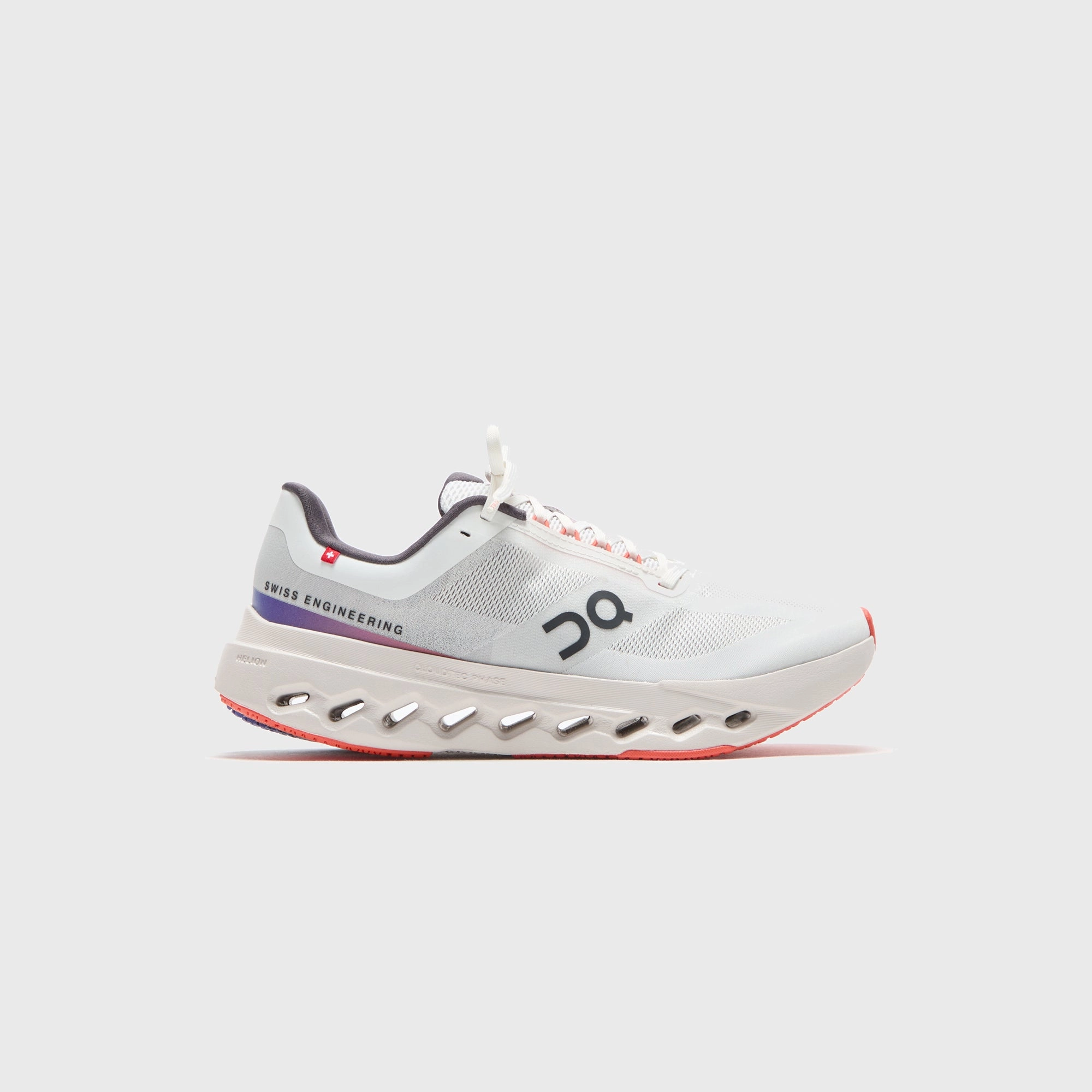On Running Cloudsurfer - Next White / Flame on running shoes durable and flexible