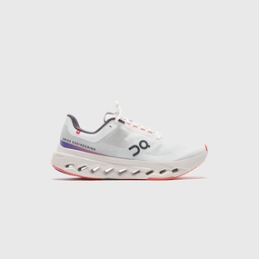 On Running Cloudsurfer - Next White / Flame on running shoes durable and flexible