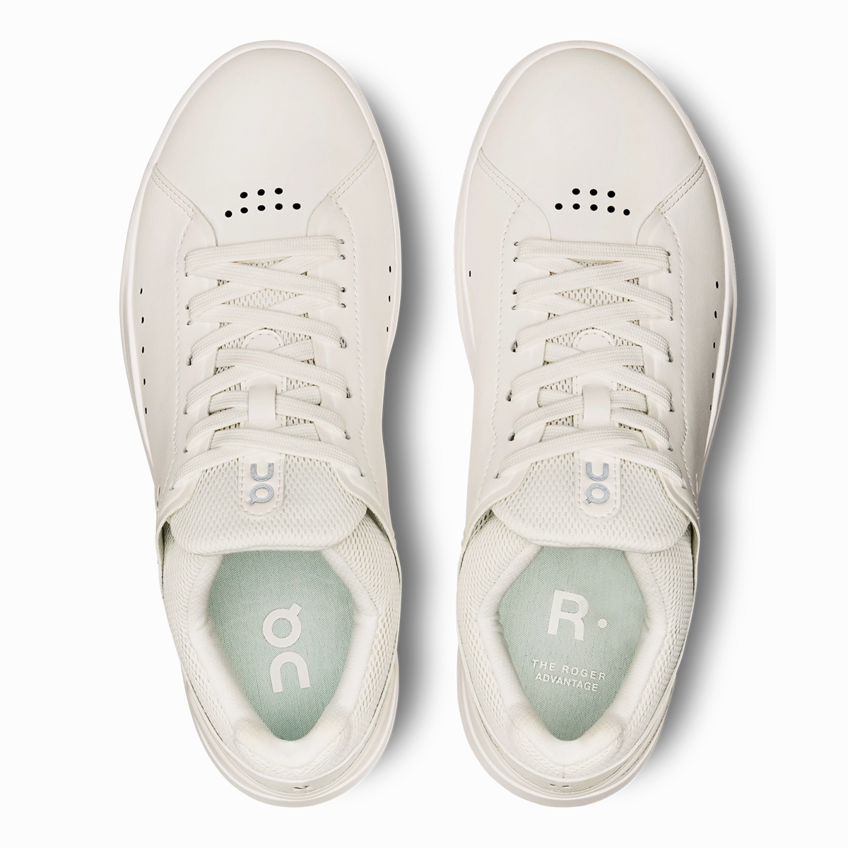 ON The Roger Advantage - White - Undyed On Lifestyle Footwear