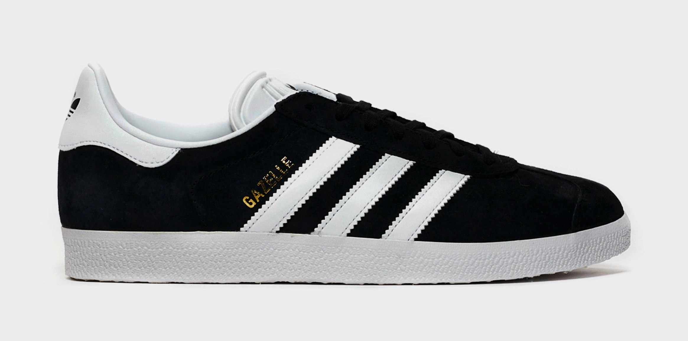 Originals Gazelle Low Mens Lifestyle Shoes (Black/White) Adidas Gazelle vintage-inspired casual sneakers