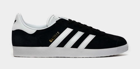 Originals Gazelle Low Mens Lifestyle Shoes (Black/White) Adidas Gazelle vintage-inspired casual sneakers