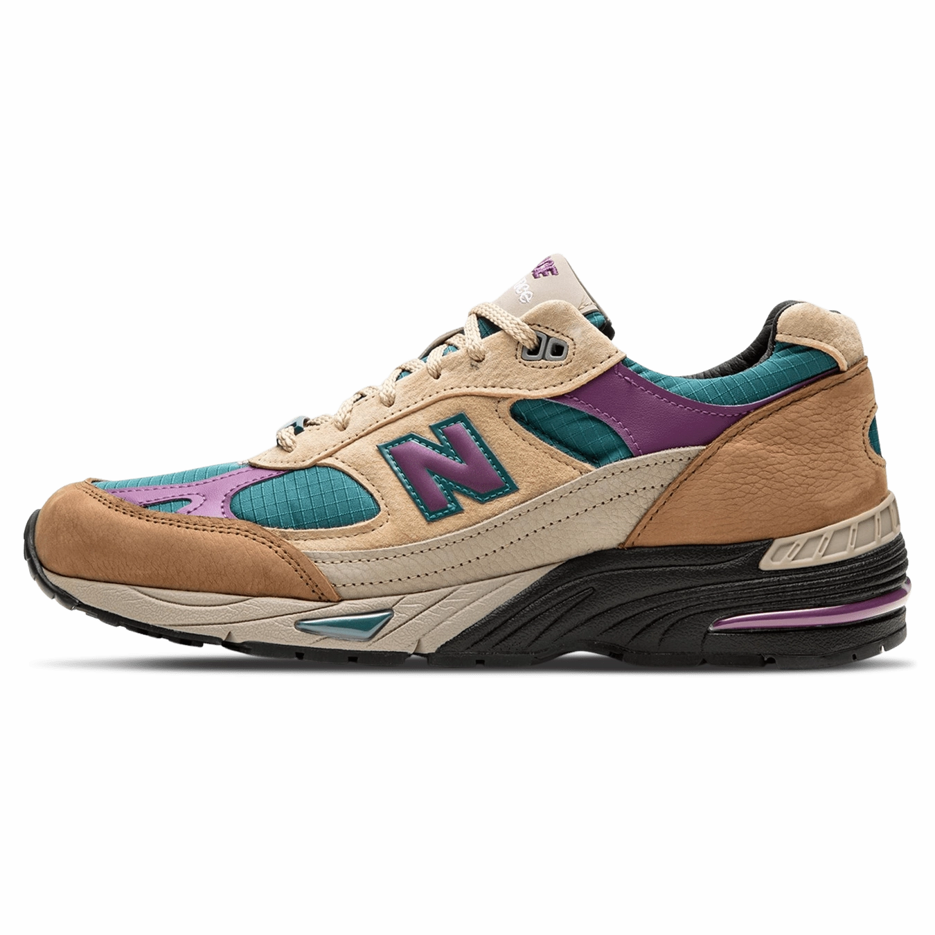 Palace x New Balance 991 Made in England 'Taos Taupe Grape' new balance 990 classic men's sneakers