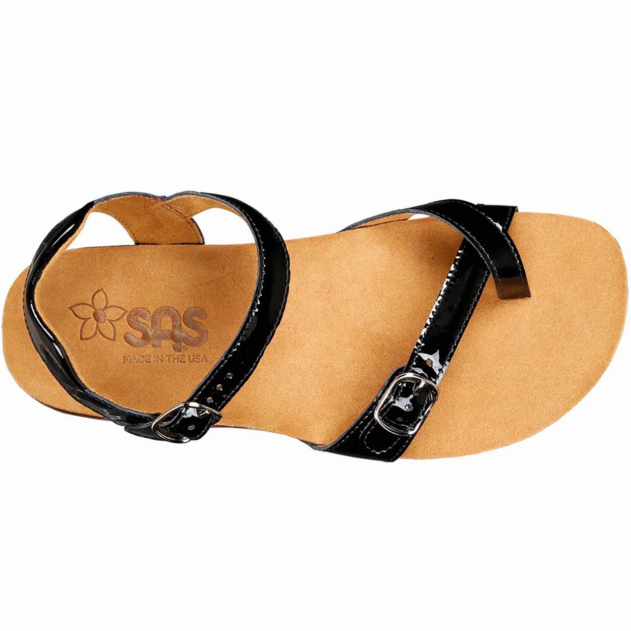 Pampa - Black Patent SAS orthopedic comfort shoes